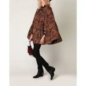 Free People Sahara Paisley Kaftan Cape